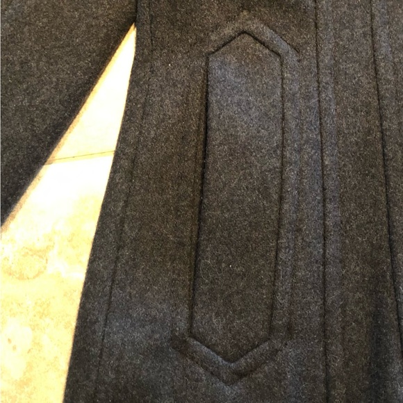 Jason Kole Wool Blend Zipper Women's Coat with hood and pockets - Picture 3 of 6